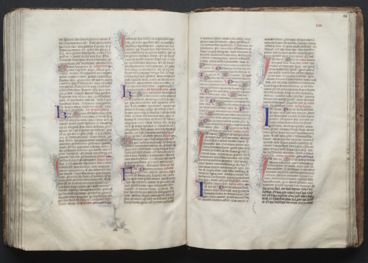 The Gotha Missal:  Fol. 131r, Text