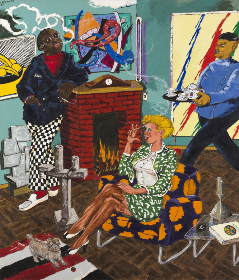 Tea for Two (The Collector), Robert Colescott, 1980