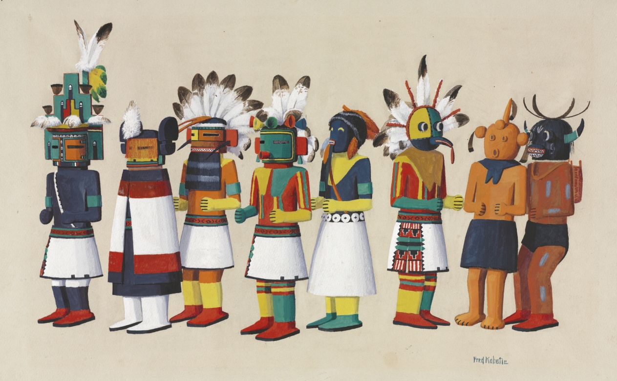 Hopi Kachina Dolls, Fred Kabotie, c. 1920s