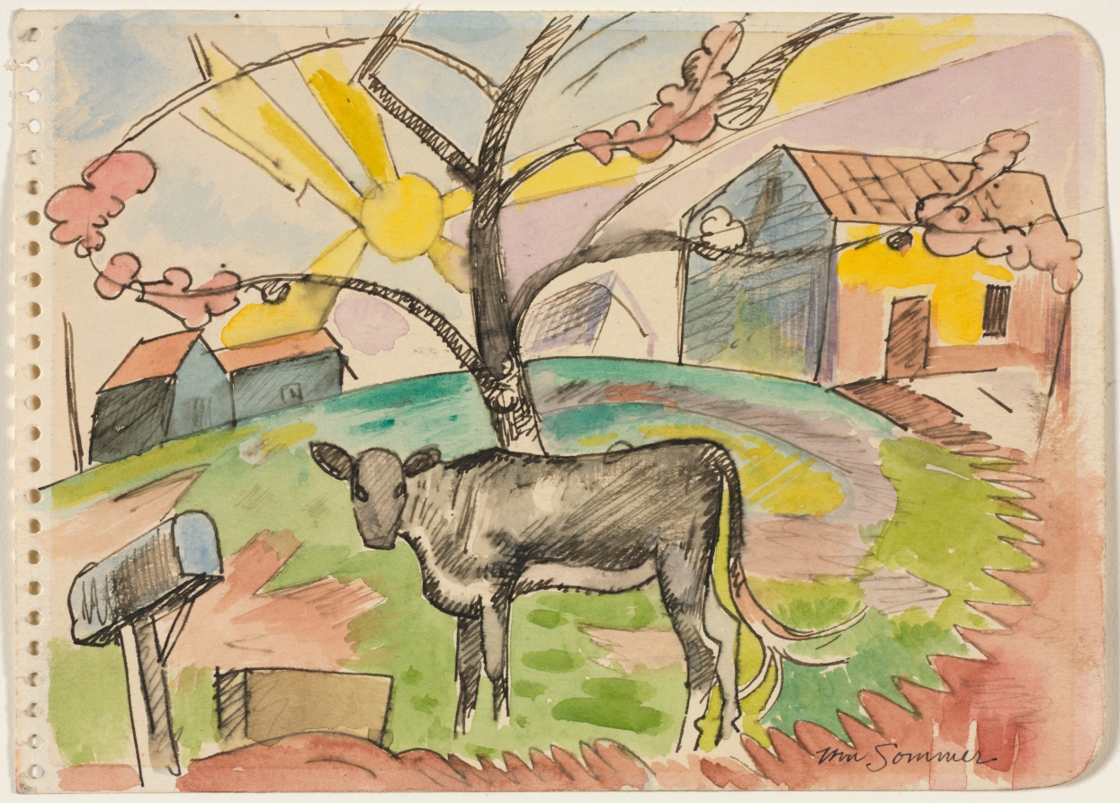 Pensive Calf, William Sommer, c. 1890–1949