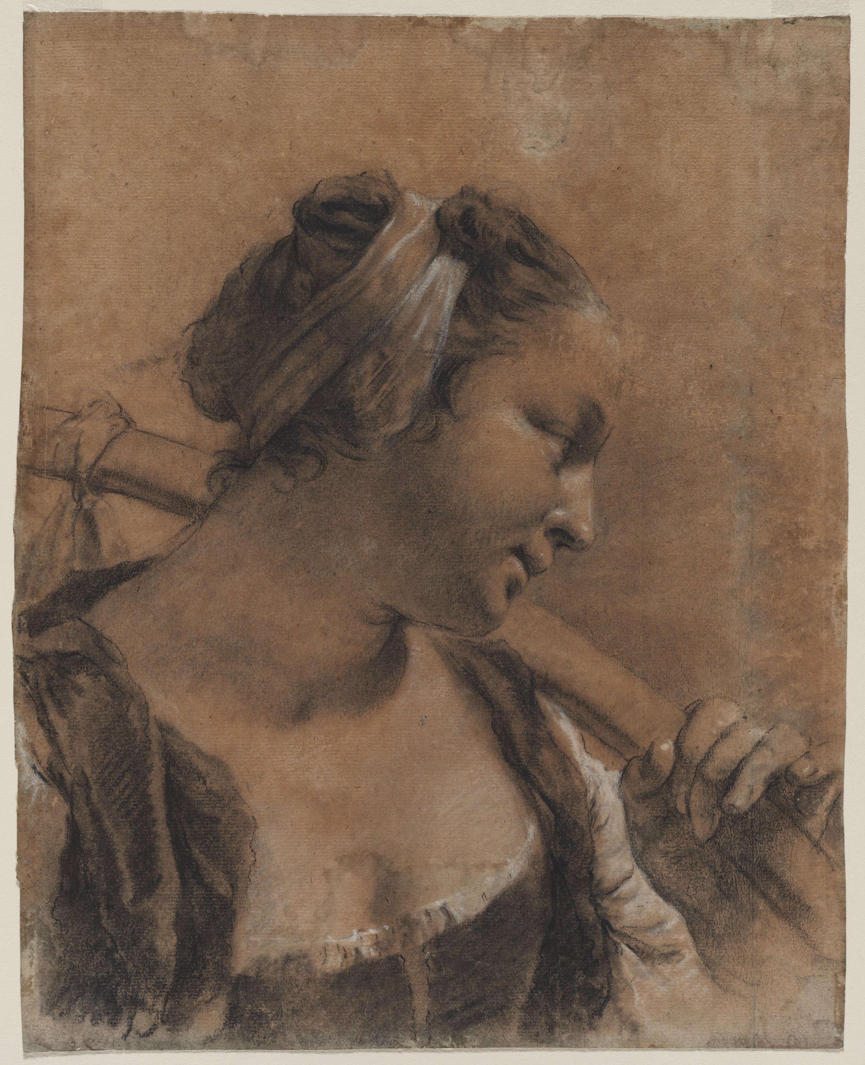 A Portrait of Rosa with a Shoulder Stick