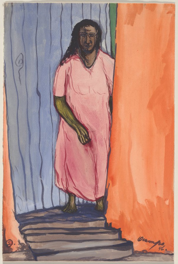 Figure Composition, Isidoro Ocampo, 1946