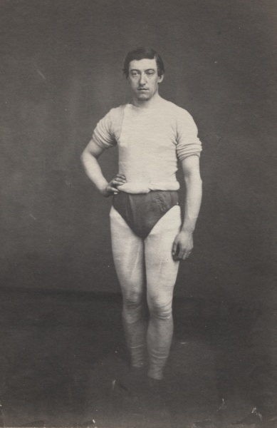 Young Man in Athletic Outfit