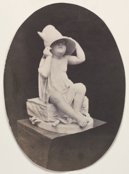 Statue of a Youth in Large Hat (from a John R. Johnston album)