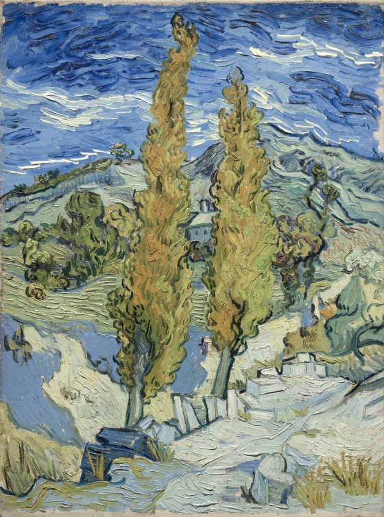 Two Poplars In The Alpilles Near Saint Remy Cleveland Museum Of Art