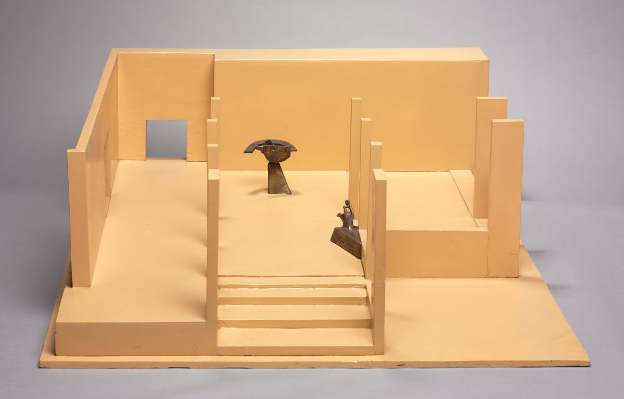 Model for Sentimental Scale and Wedge, Richard Hunt, 1976