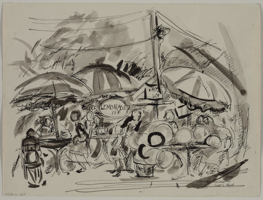 Mid-European Street Fair, Janet L. Mack, 1955