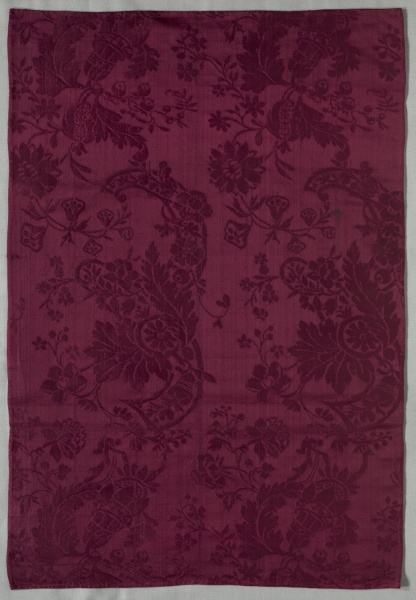 Length of Silk Damask Textile