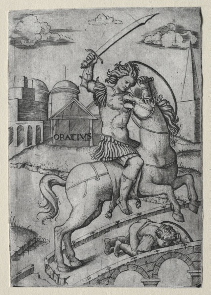 Horatius Cocles Defending the Sublician Bridge