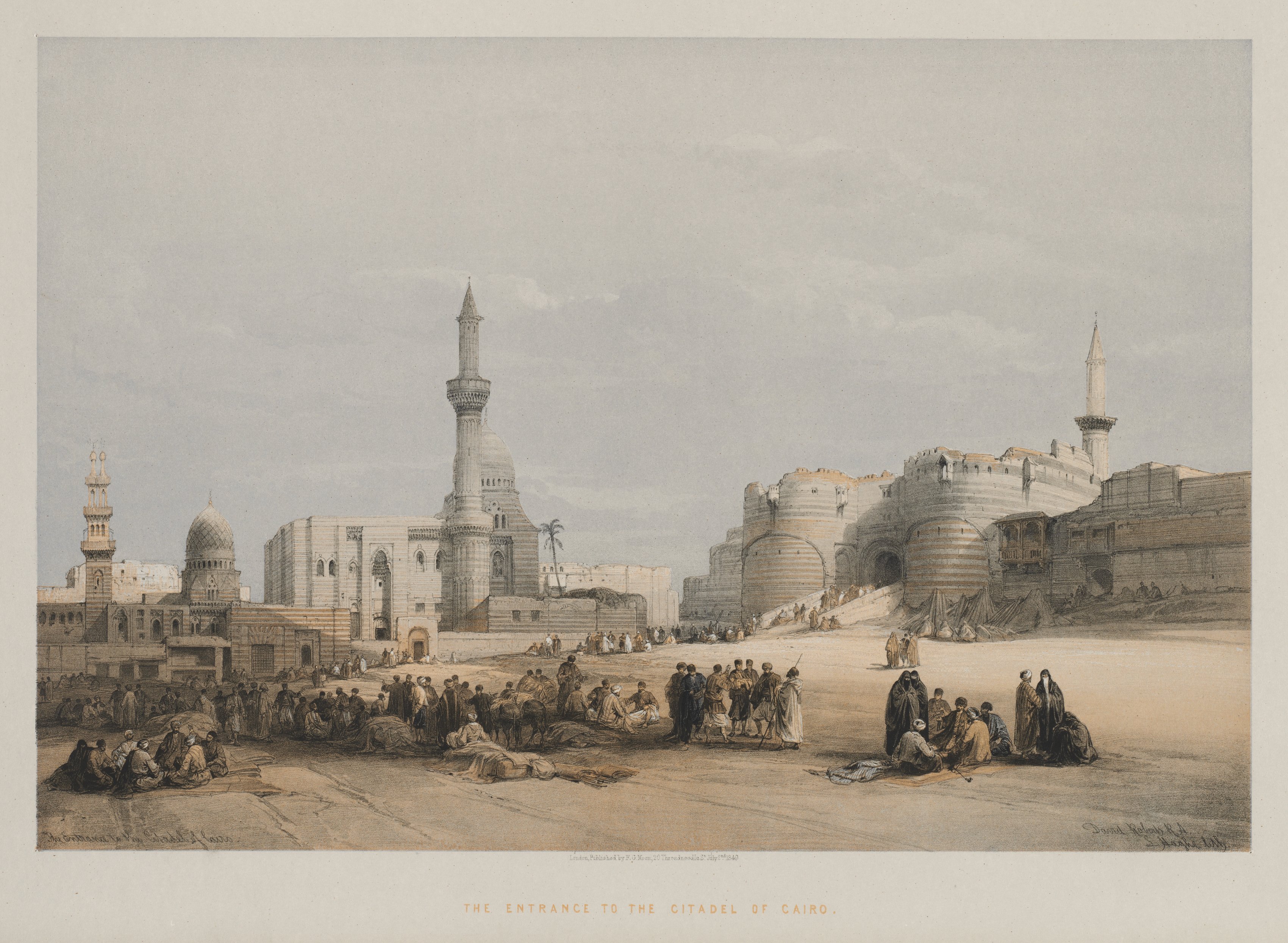 Egypt and Nubia, Volume III: The Entrance to the Citadel of Cairo