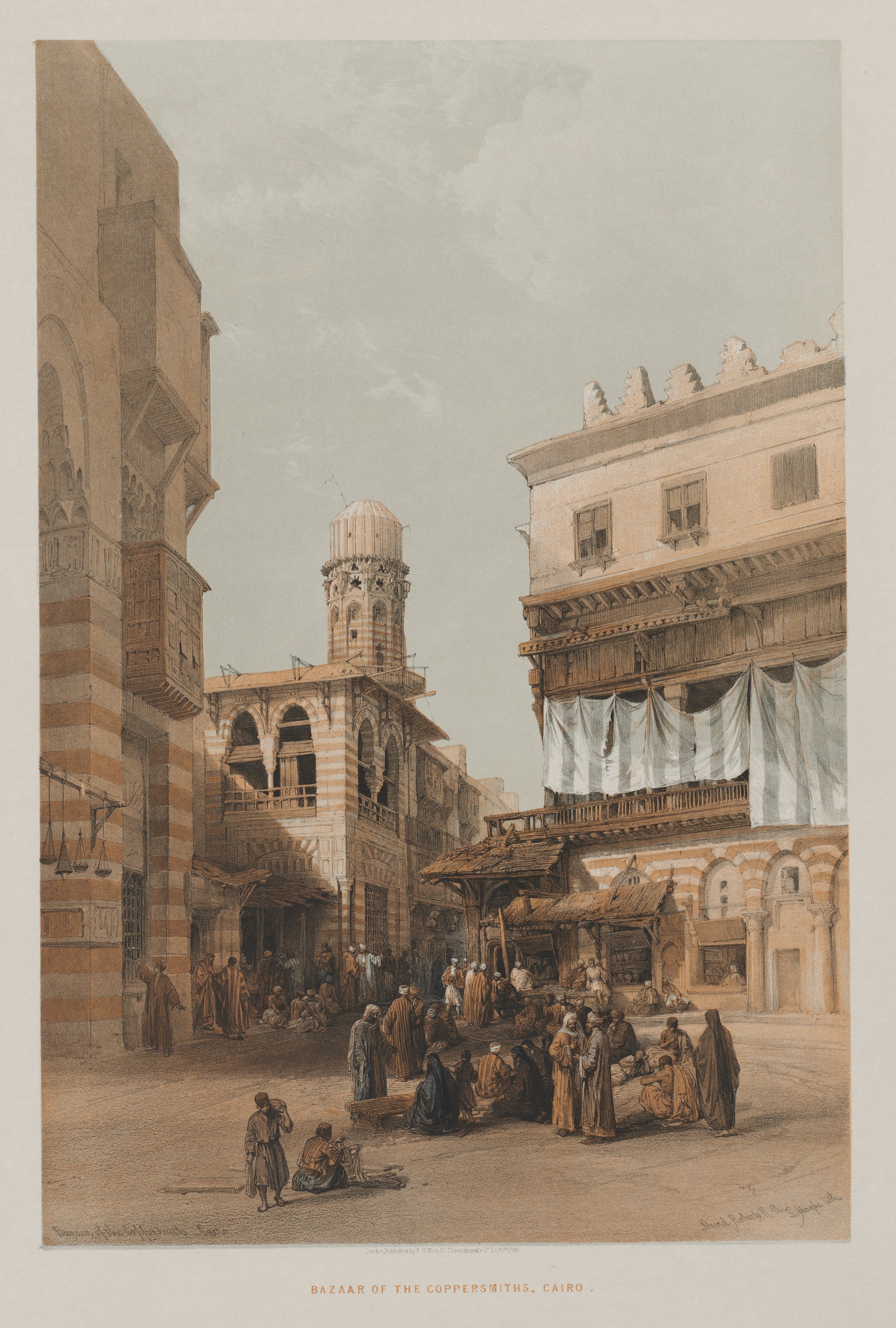 Egypt and Nubia, Volume III: Bazaar of the Coppersmiths, Cairo