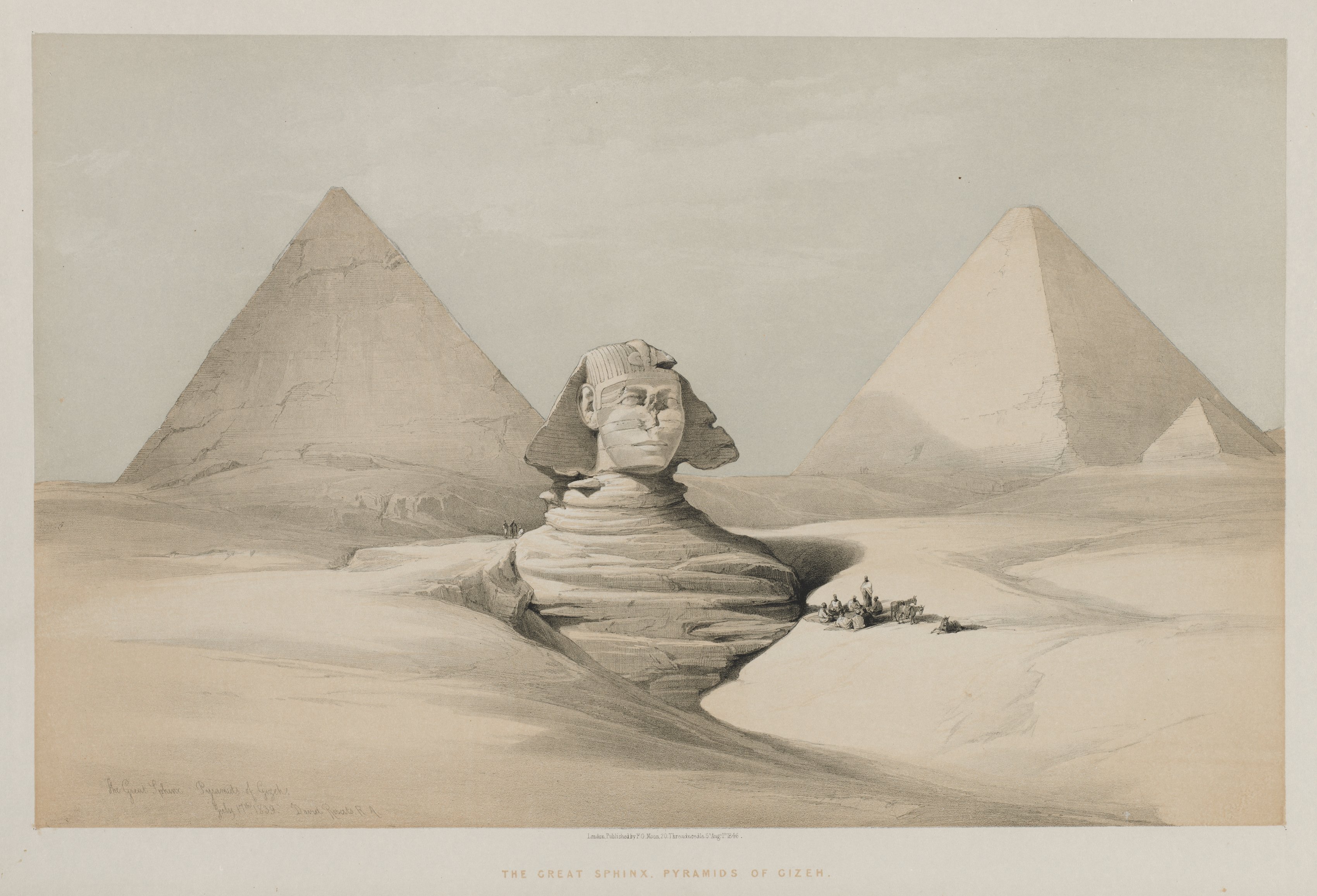 Egypt and Nubia, Volume I: The Great Sphinx, Pyramids of Gezeeh