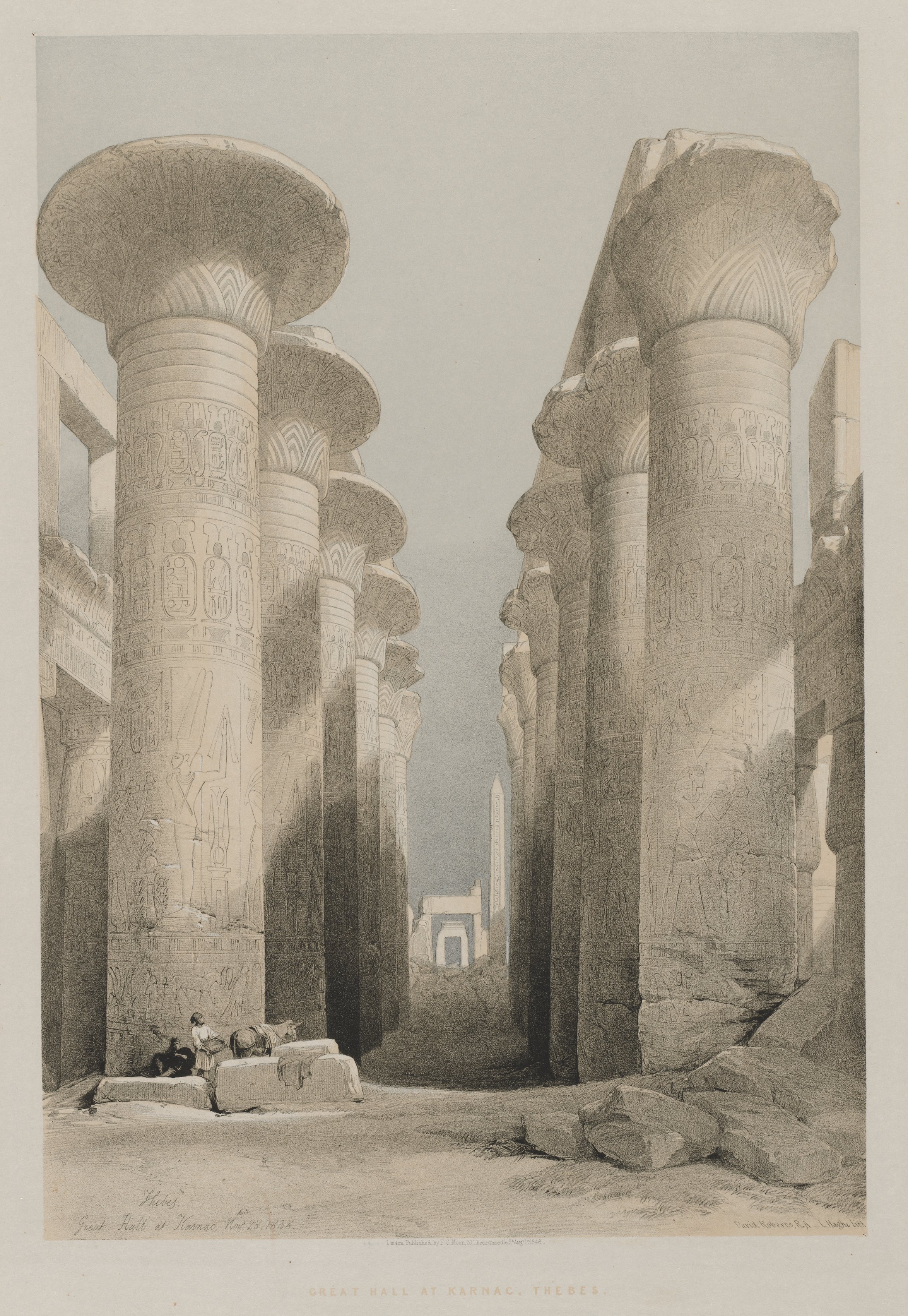Egypt and Nubia, Volume I: Thebes, Great Hall at Karnac