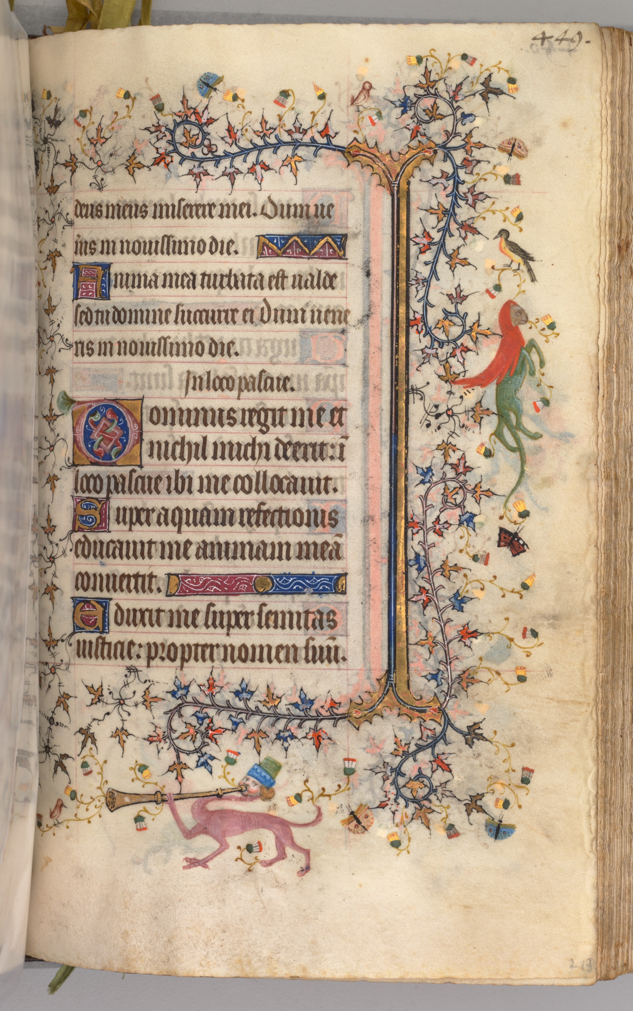 Hours of Charles the Noble, King of Navarre (1361-1425): fol. 219r, Text