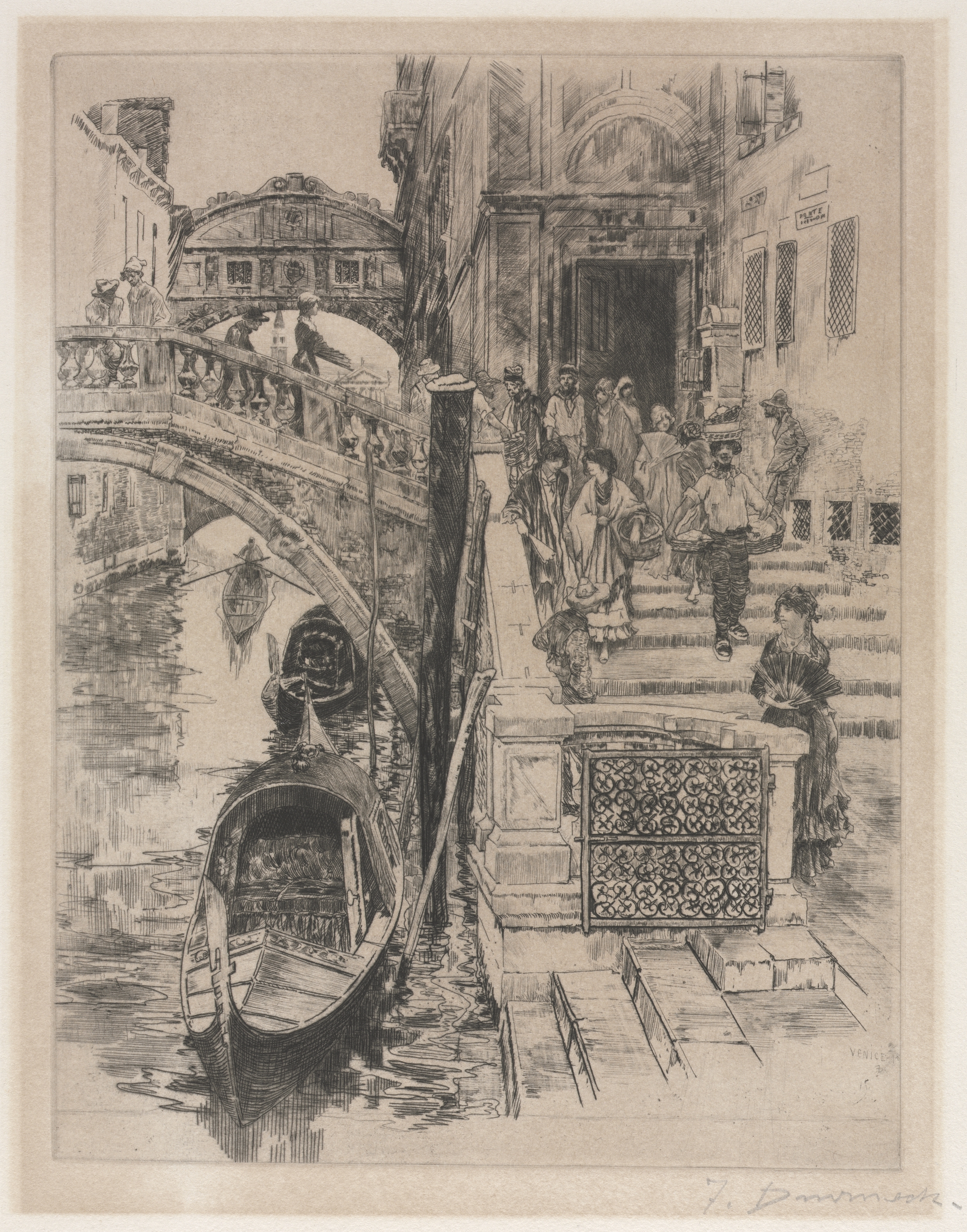 The Bridge of Sighs (second plate)