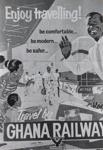 Advertisement for Ghana Railway, Ghana
