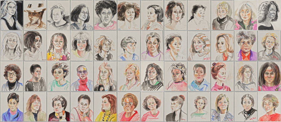 The Gift, Emma Amos, 1990–94