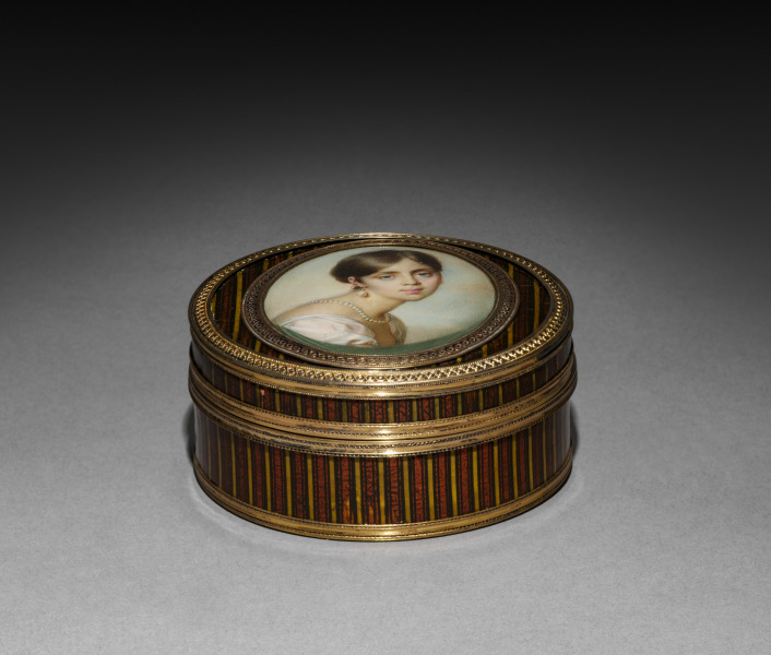 Snuff Box with a Portrait of a Young Woman