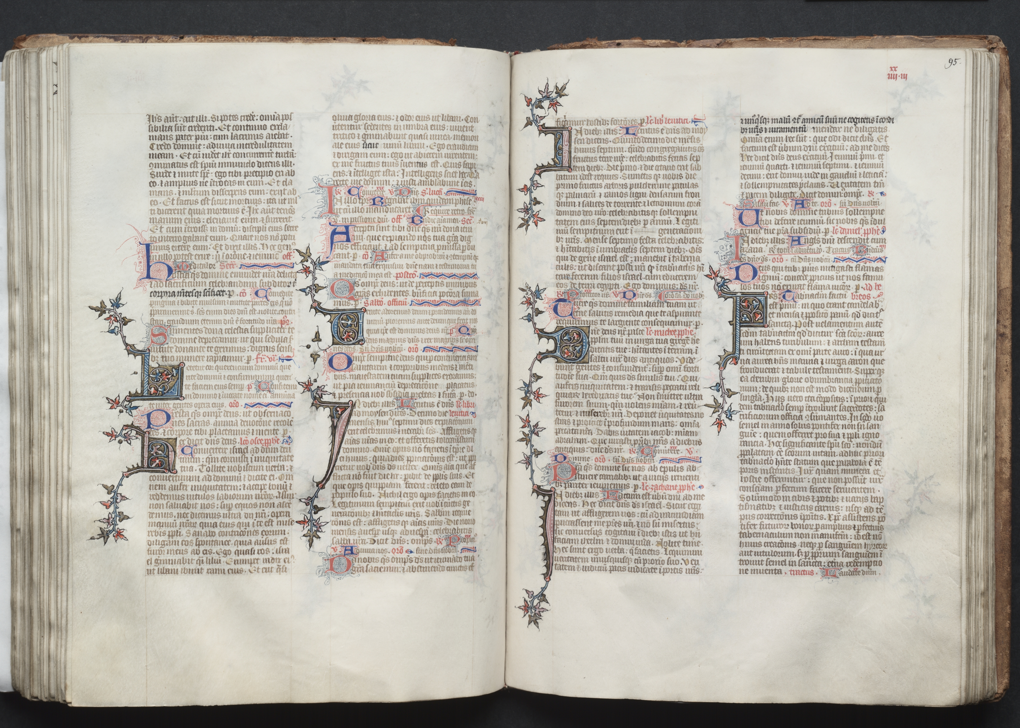 The Gotha Missal:  Fol. 95r, Text