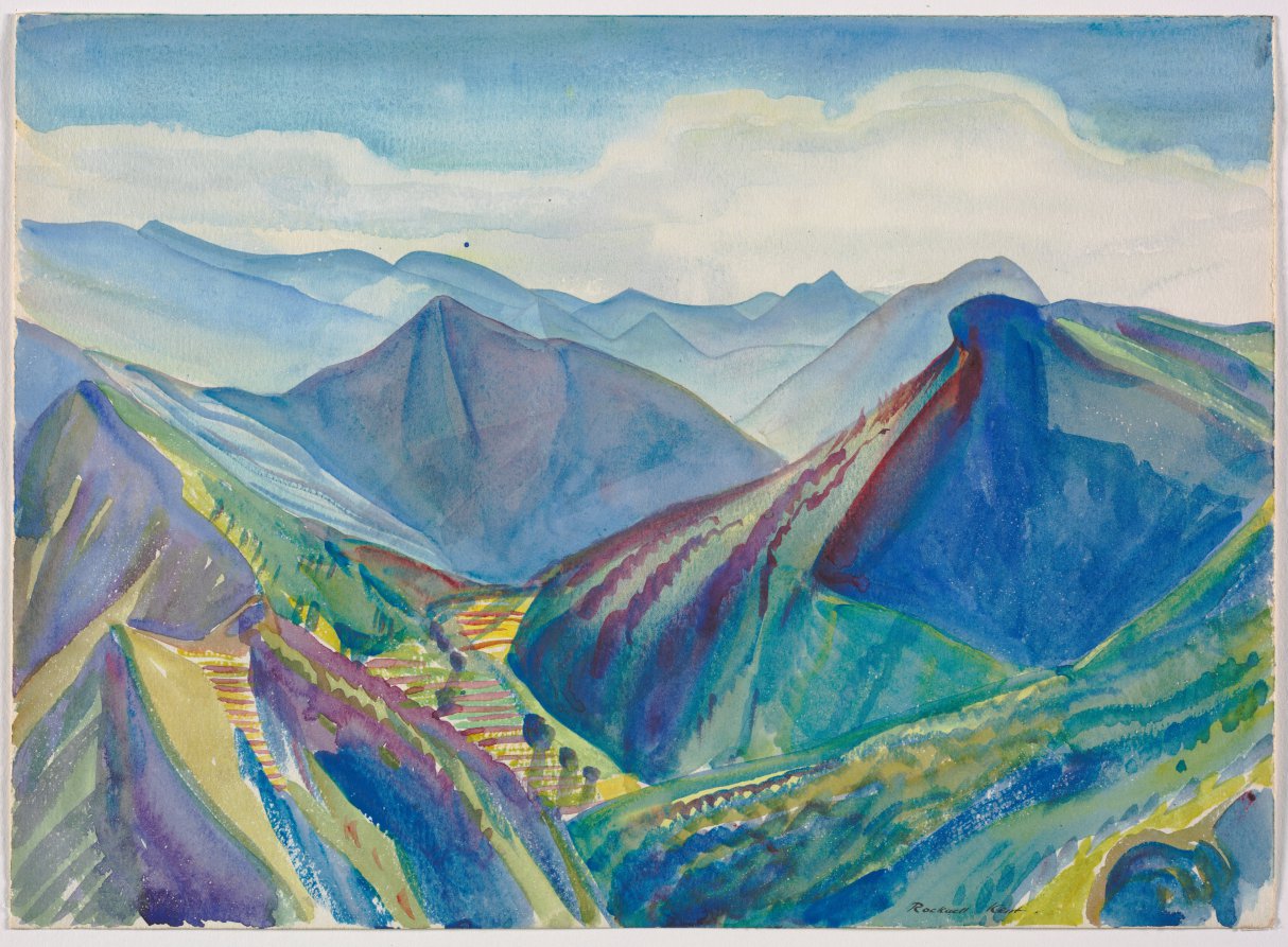 French Alps, Rockwell Kent, 1925