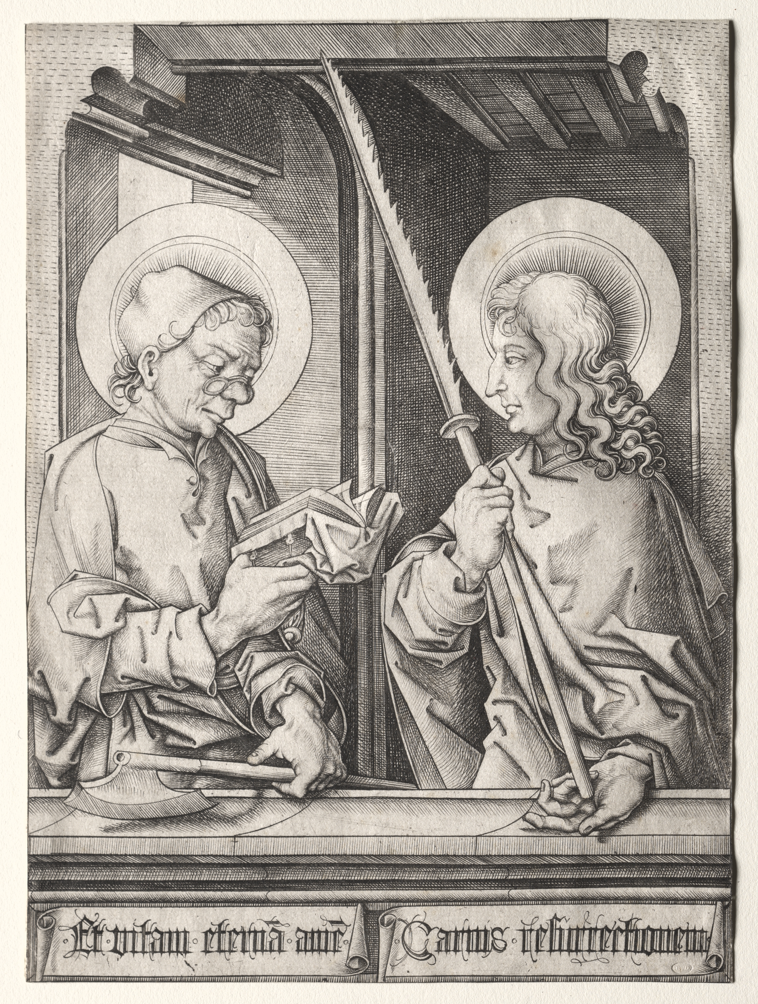 The Twelve Apostles at Gothic Windows:  St. Matthias and St. Judas Thaddaeus