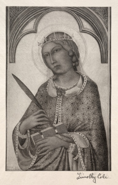 Old Italian Masters:  St. Catherine of Alexandria