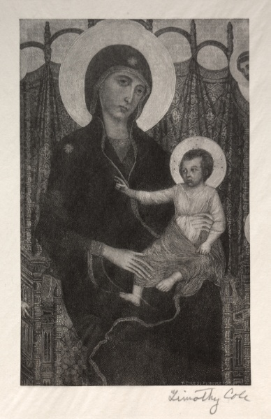 Old Italian Masters:  Madonna and Child