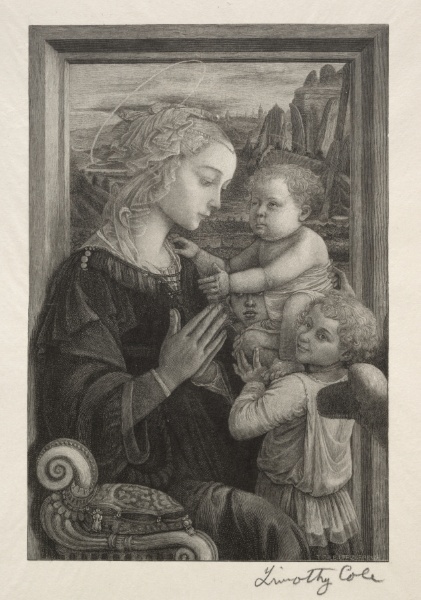 Old Italian Masters:  The Virgin Adoring the Infant Christ