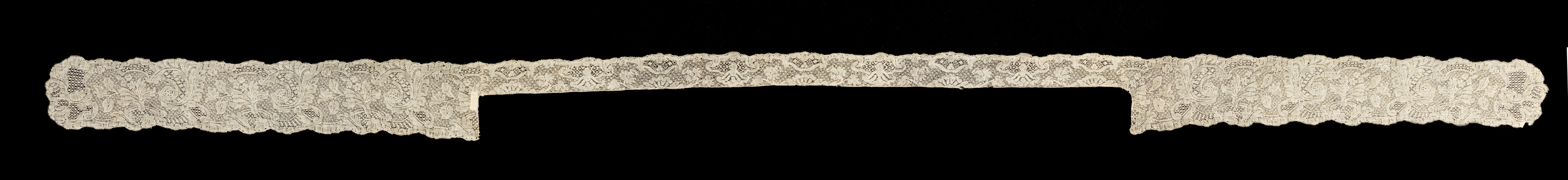 Bobbin Lace Lappets and Edging for Cap