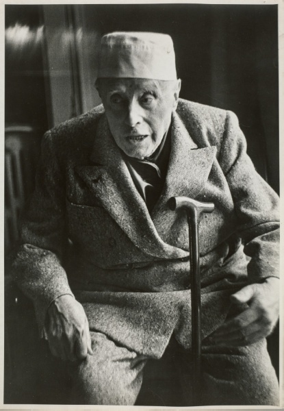 Georges Rouault with cane