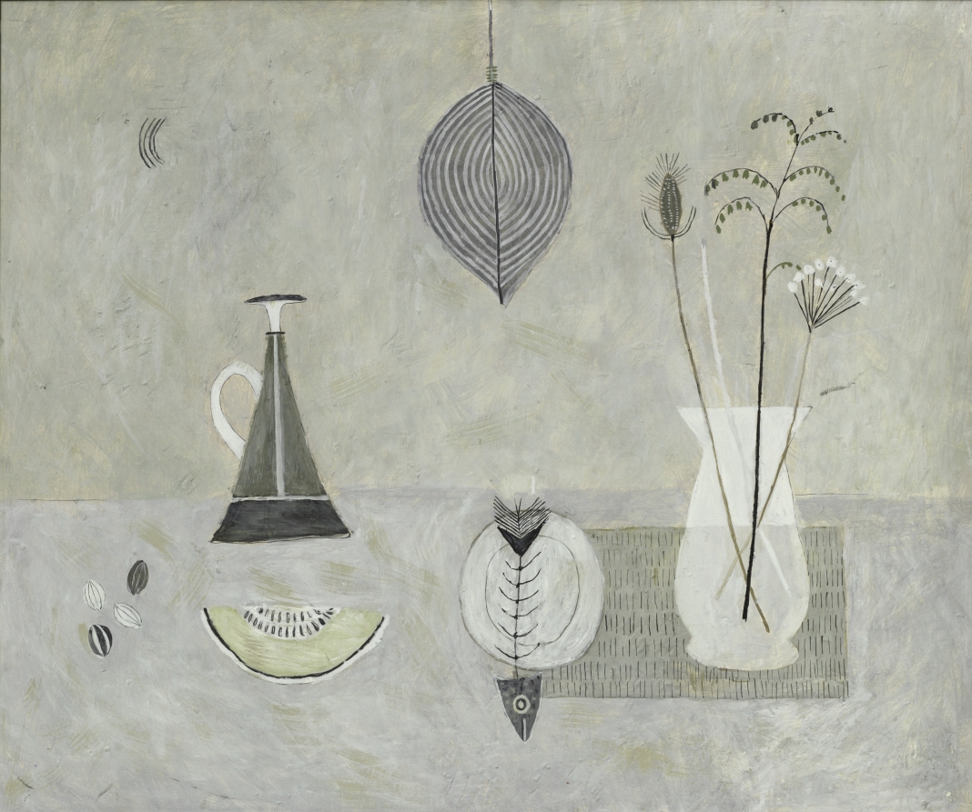 Still Life with Fan, Richard Gosminski, 1952