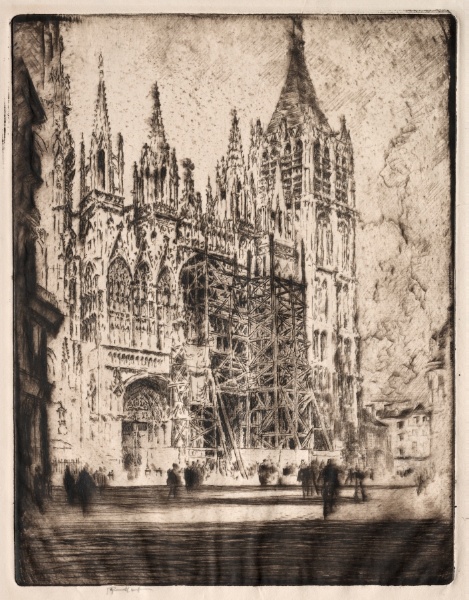 The West Front, Rouen Cathedral