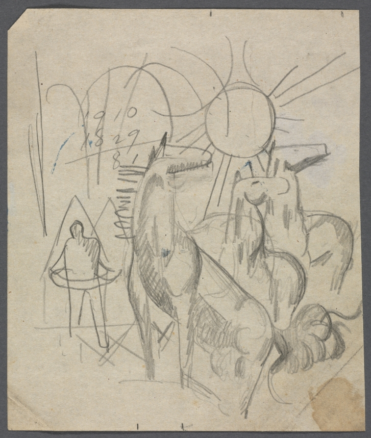 Sketch (137 of 150), William Sommer, c. 1920s–40s