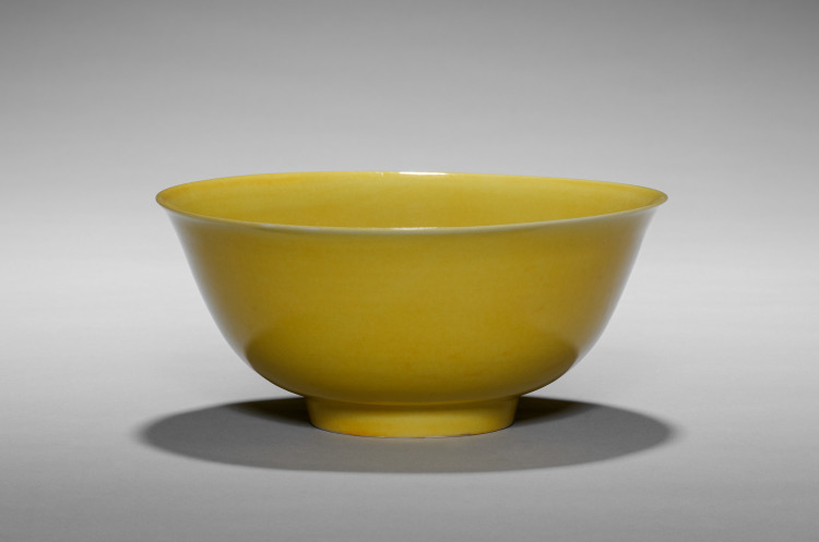 Yellow-Glazed Bowl