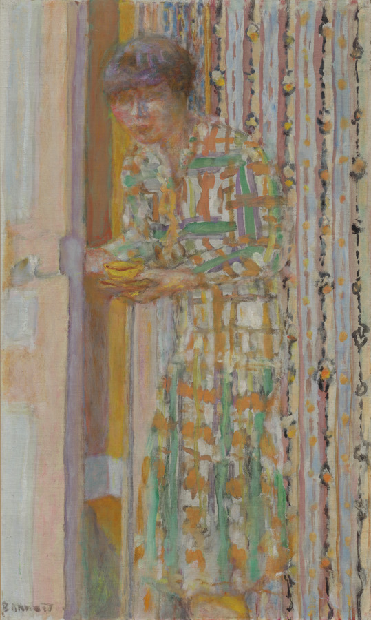 The Plaid Dress, Pierre Bonnard, 1926