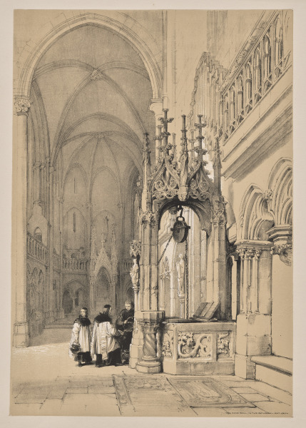 Sketches in Belgium and Germany, First Series, The Holy Well in the Cathedral of Ratisbon