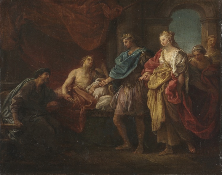Study for "Antiochus and Stratonice"