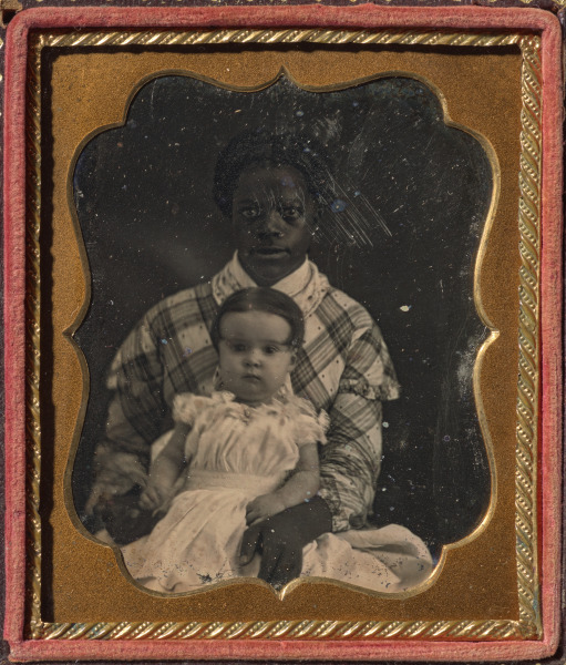 Black Woman and White Child
