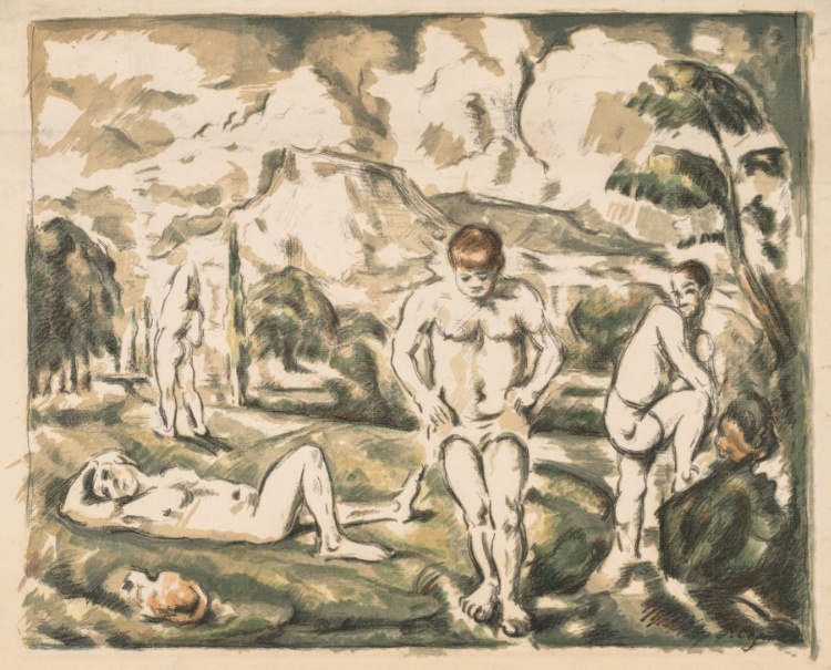The Bathers (Large Plate)
