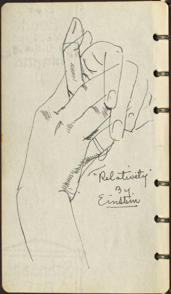 "Relativity by Einstein" (Hands) (pg 50) 