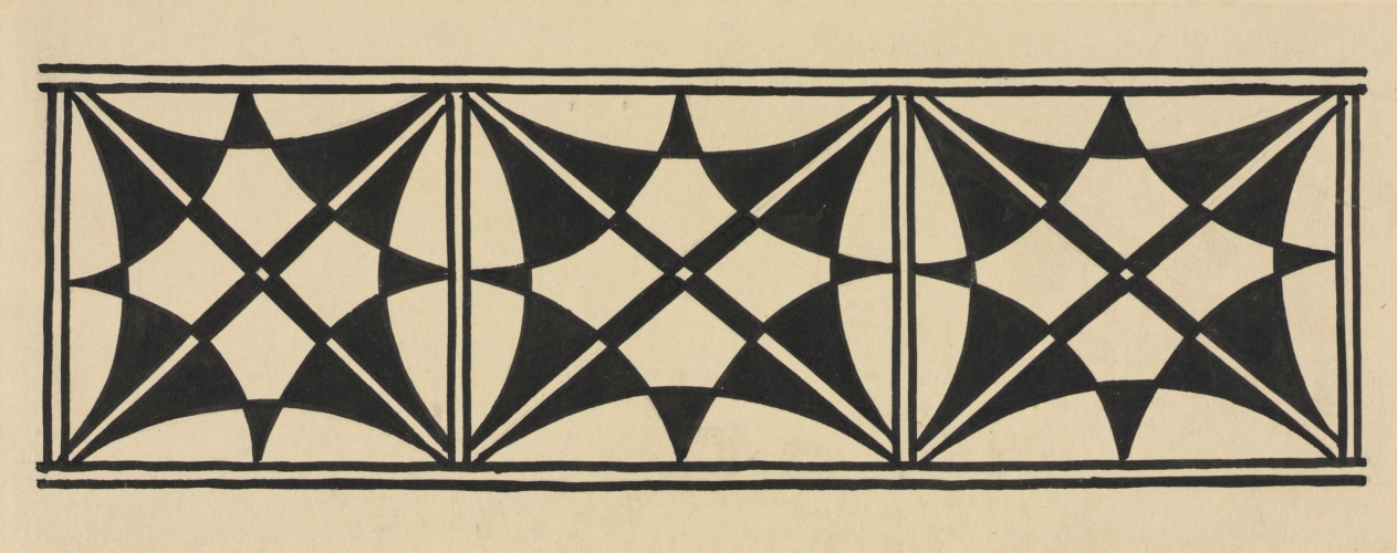San Ildefonso Pottery Design, Kenneth M. Chapman, Before 1928