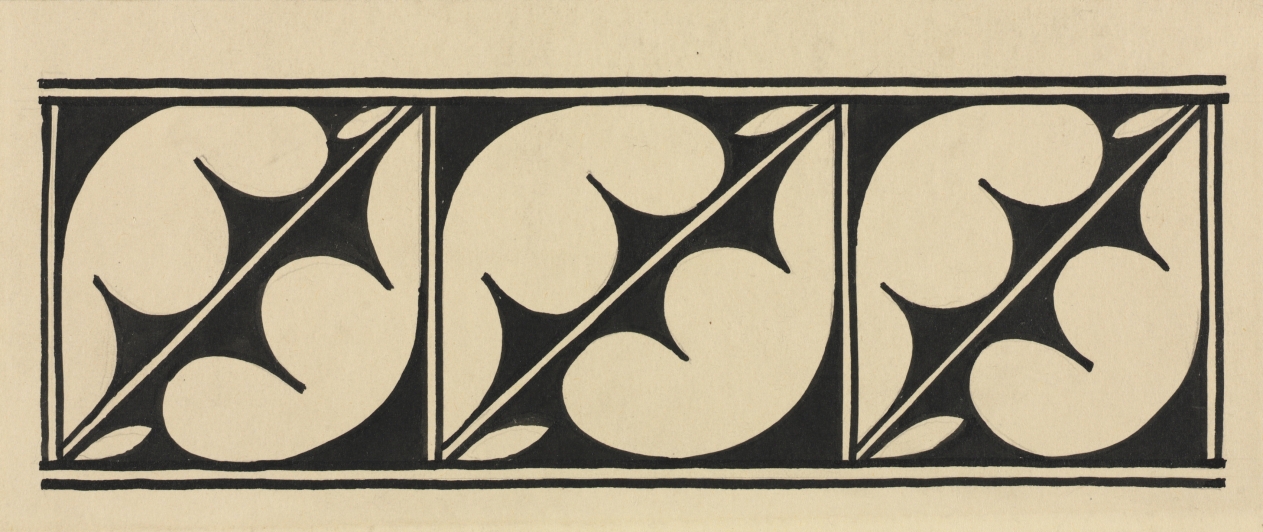 San Ildefonso Pottery Design, Kenneth M. Chapman, Before 1928