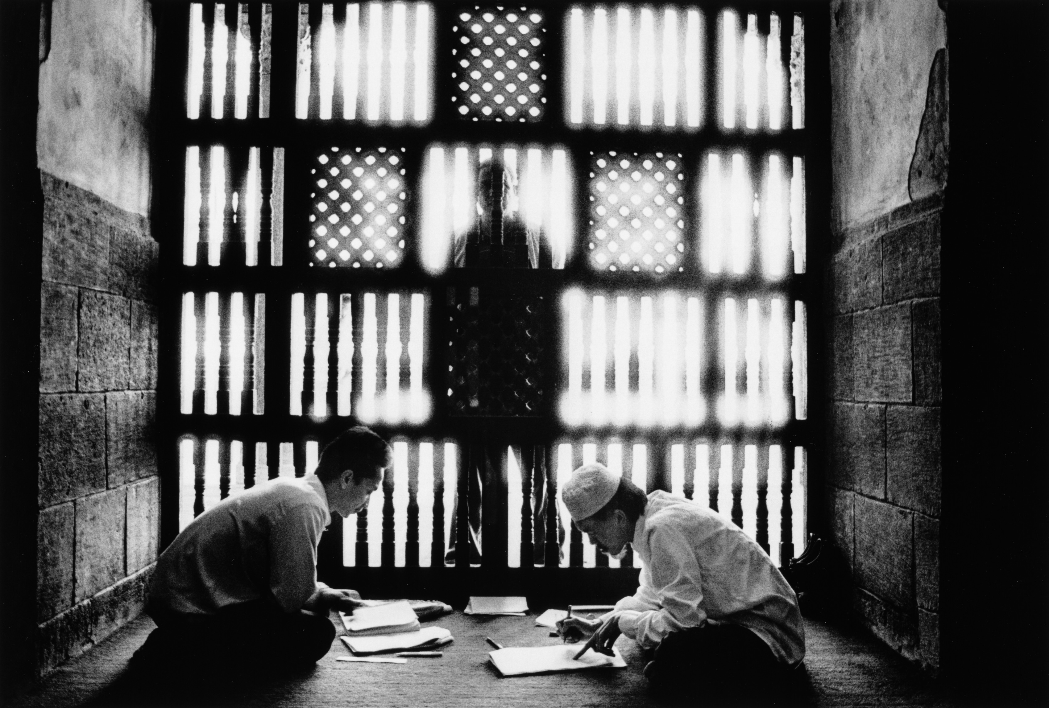 Indonesian students of Islamic theology at the Al-Azhar mosque in Cairo, Egypt