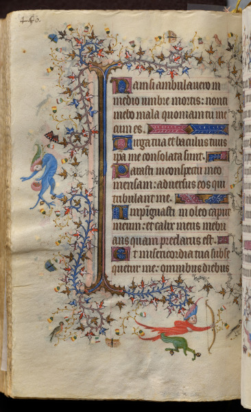 Hours of Charles the Noble, King of Navarre (1361-1425): fol. 219v, Text