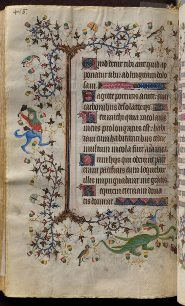 Hours of Charles the Noble, King of Navarre (1361-1425): fol. 203v, Text