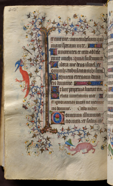 Hours of Charles the Noble, King of Navarre (1361-1425): fol. 222v, Text