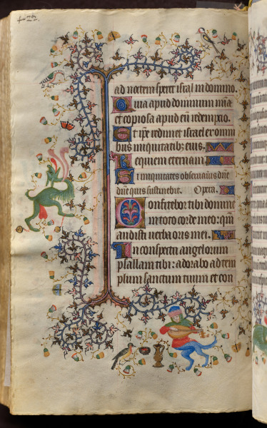 Hours of Charles the Noble, King of Navarre (1361-1425): fol. 205v, Text
