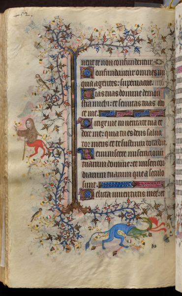 Hours of Charles the Noble, King of Navarre (1361-1425): fol. 220v, Text