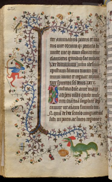 Hours of Charles the Noble, King of Navarre (1361-1425): fol. 209v, Text