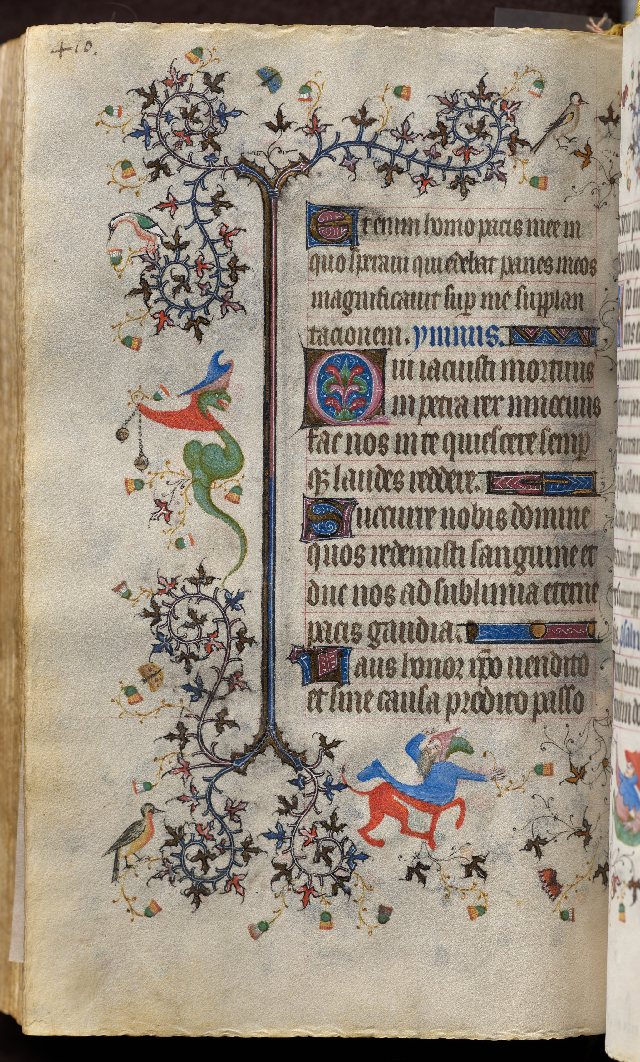 Hours of Charles the Noble, King of Navarre (1361-1425): fol. 199v, Text
